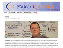 Tablet Screenshot of forwardcoaching.net